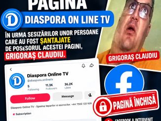 Facebook a inchis pagina Diaspora online tv!